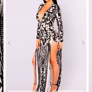 Queen of Spades Sequin Dress